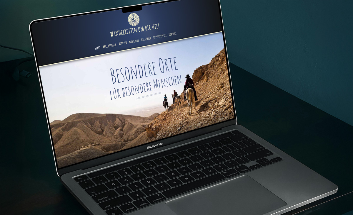 Webdesign für Wanderreitenumdiewelt